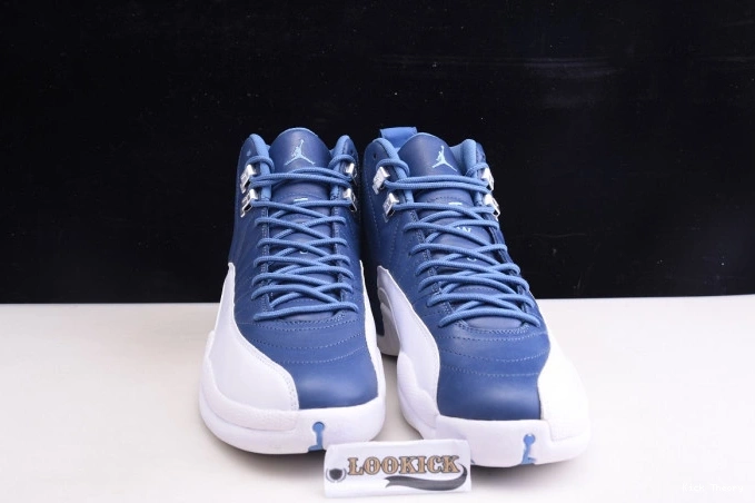 Kicktheory Stone Blue Air 130690-404 Jordan 12 Retro 0818